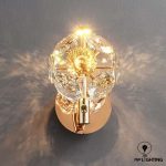 چراغ دیواری کریستالی مدل Bouquet
