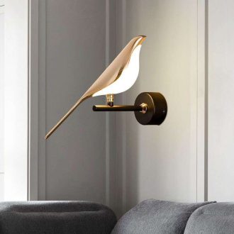 چراغ دیواری پرنده تکی مدل Bird