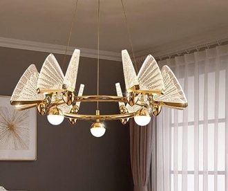 لوستر نئوکلاسیک مدل Butterfly 6