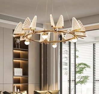 لوستر نئوکلاسیک زیبای Butterfly 8