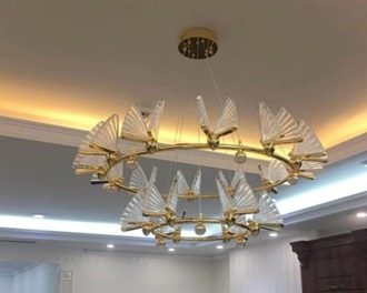 لوستر نئوکلاسیک مدل Butterfly Double