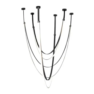 لوستر مینیمال با جزئیات چرم Belt strap