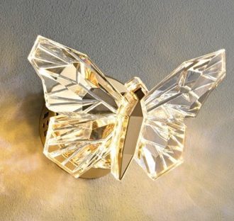دیواری شاپرک Moth wall gold