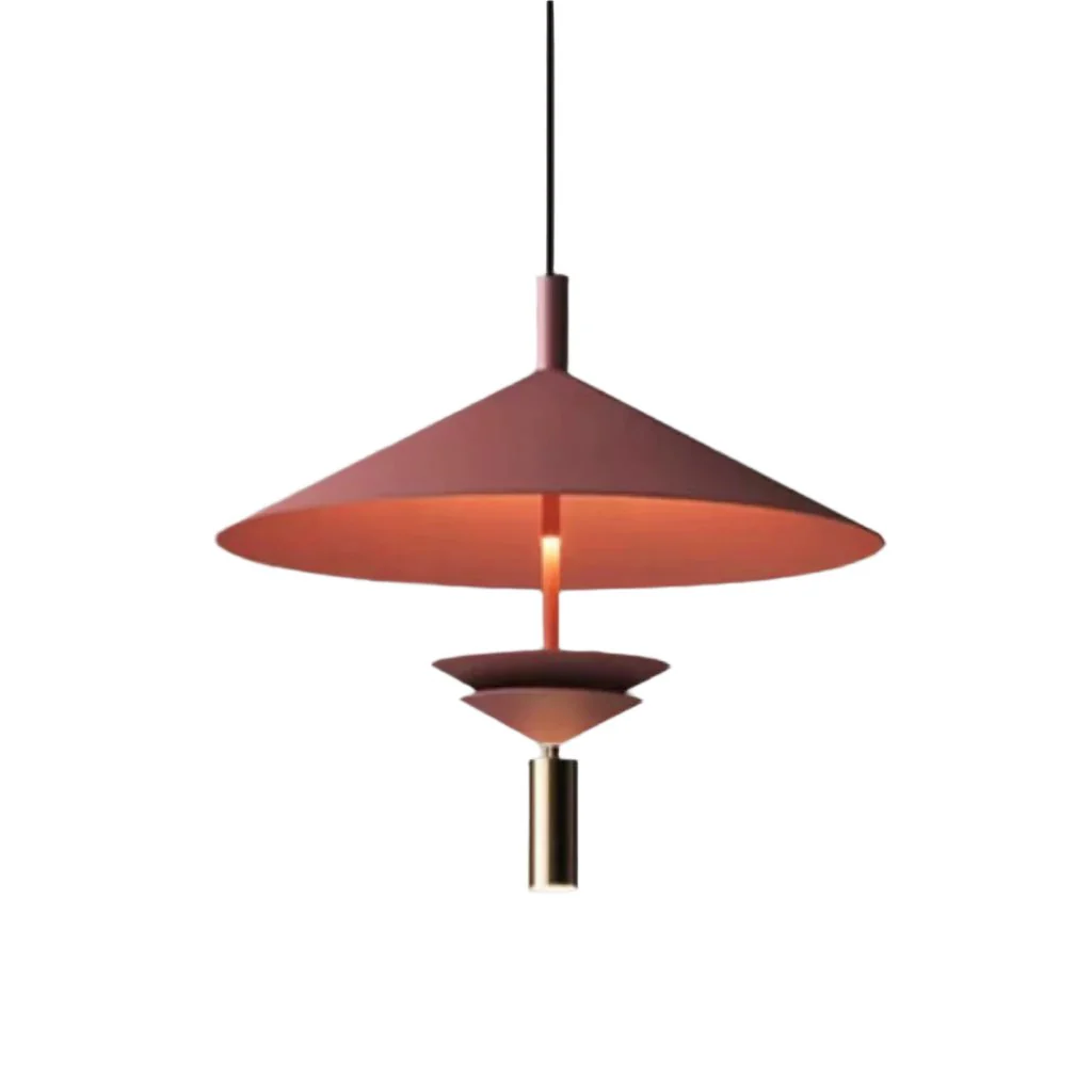 Italian-Style-UFO-Multilayer-Pendant-Light-red-2